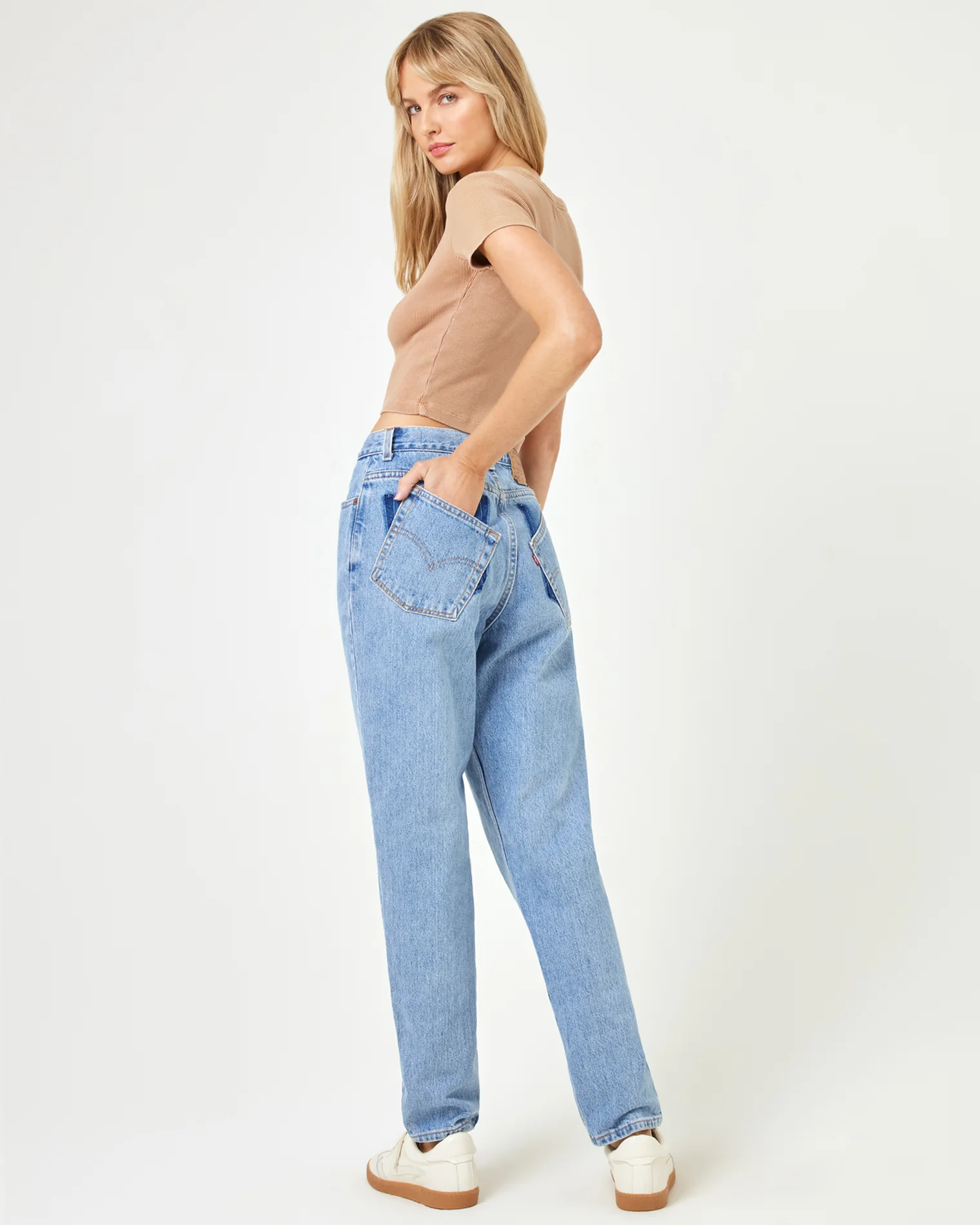 aligrace Michelle Tilted Denim Pant - Image 3