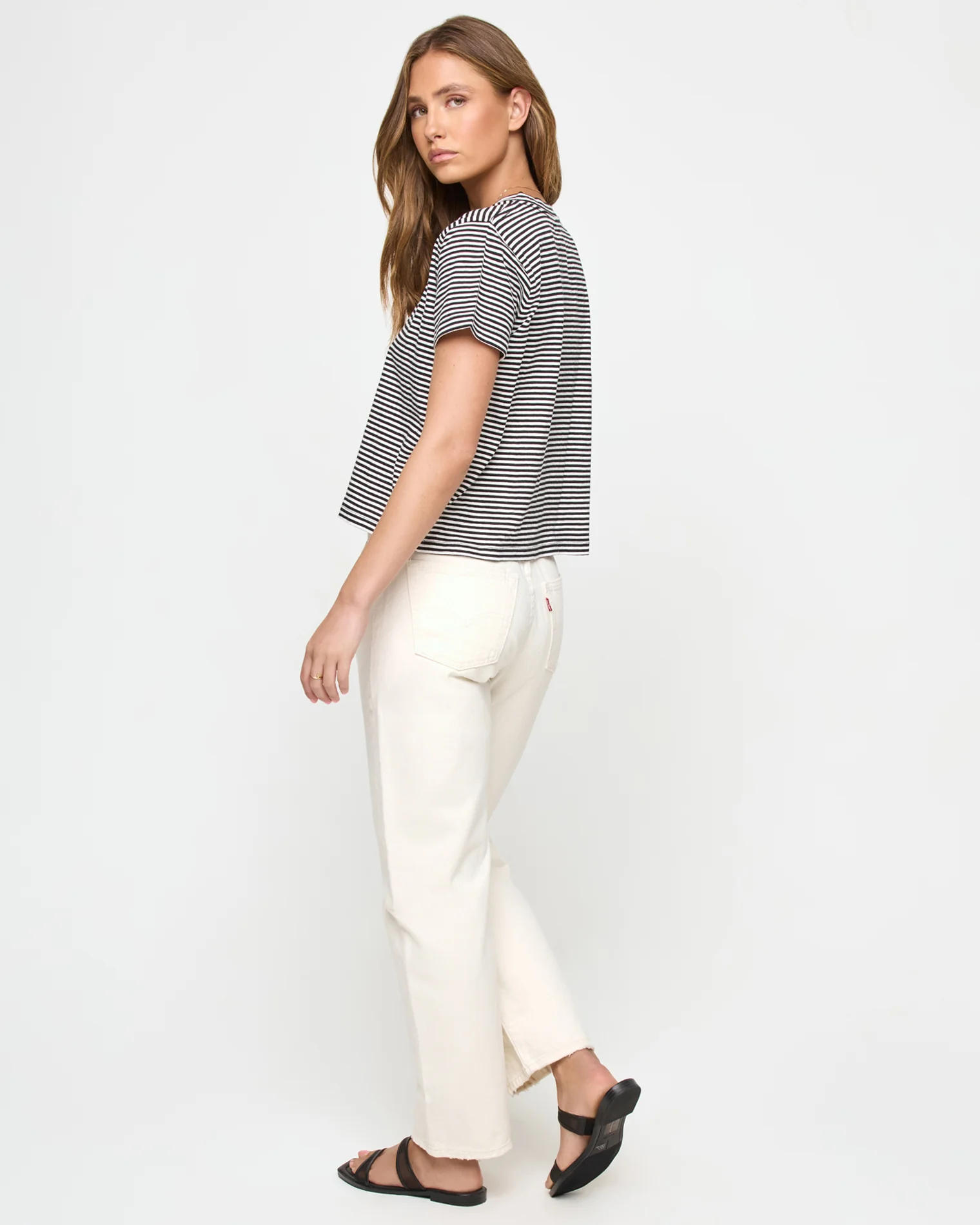 All Day Top - Black-Cream - Image 3