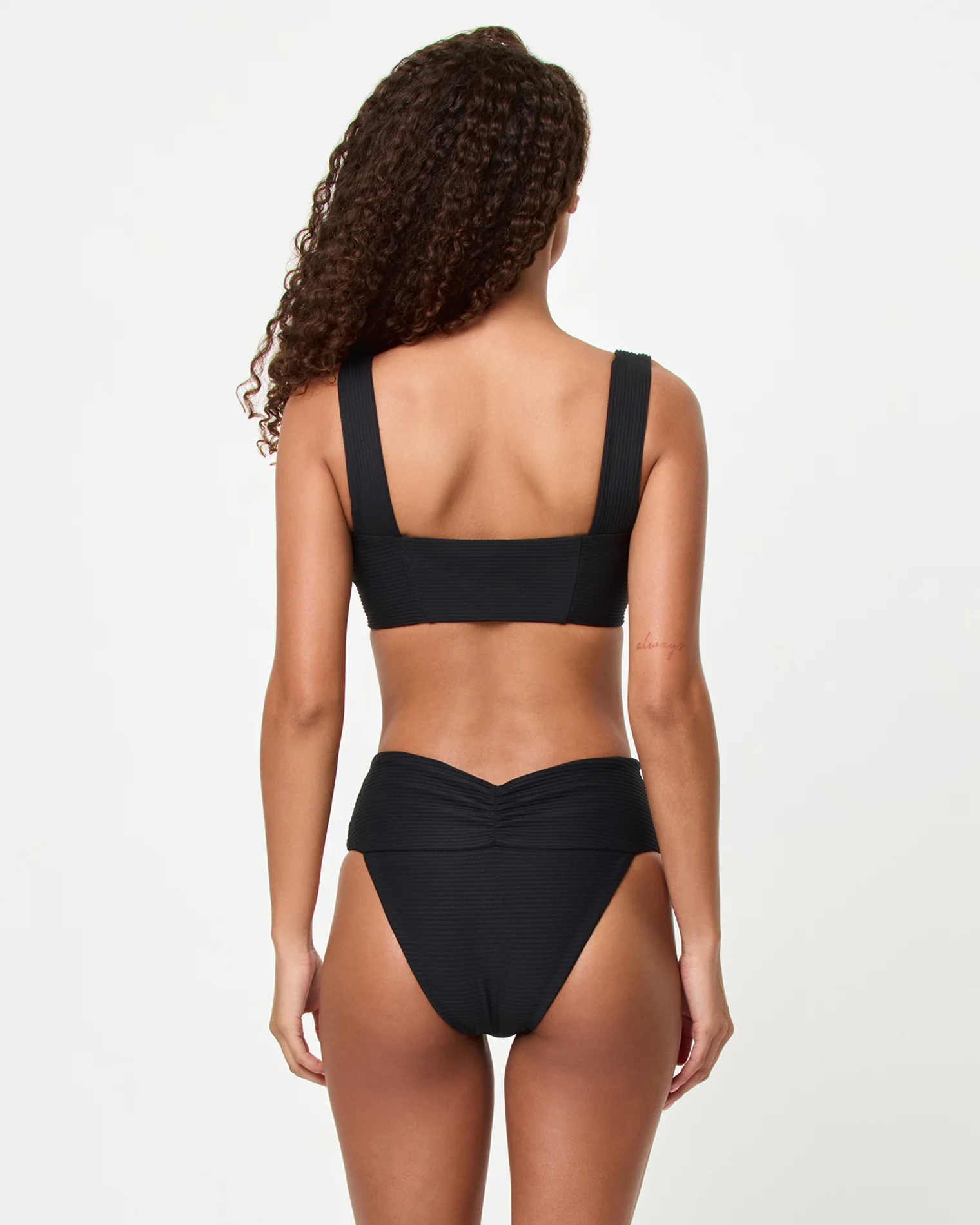 Eco Chic Repreve® Marlee Bikini Top - Black - Image 5