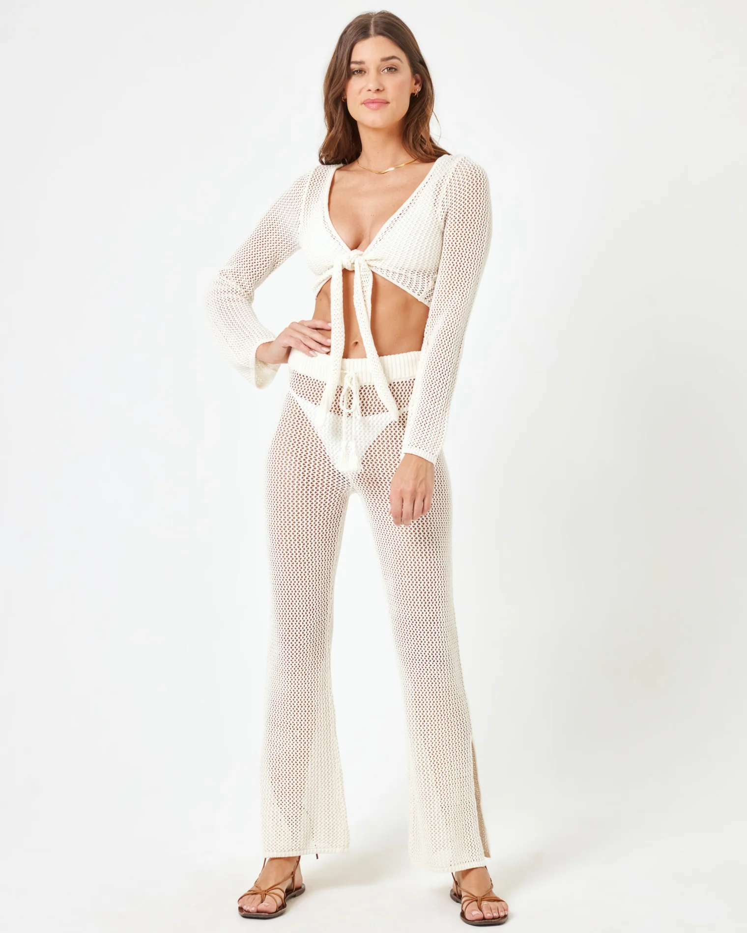 Los Cabos Top - Cream - Image 7