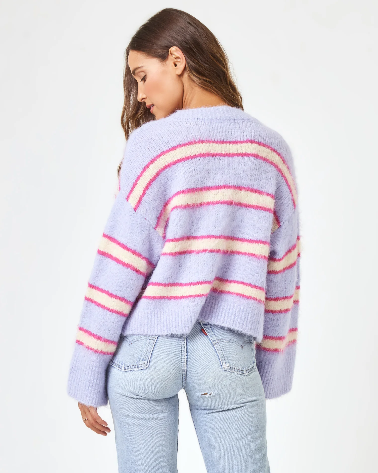 Montauk Cardigan - Sandy Dune Stripe - Image 4